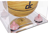 Acrylic Mini - Miniature (not Full Size) Basketball Display Case Mirror no Wall Mounts (A015/B03)