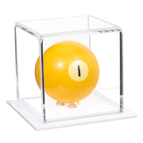 Acrylic Pool Ball Display Case with Black Base (B52/A046)