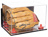 Acrylic Baseball Glove Display Case - Mirror Wall Mounts (V41/A004)