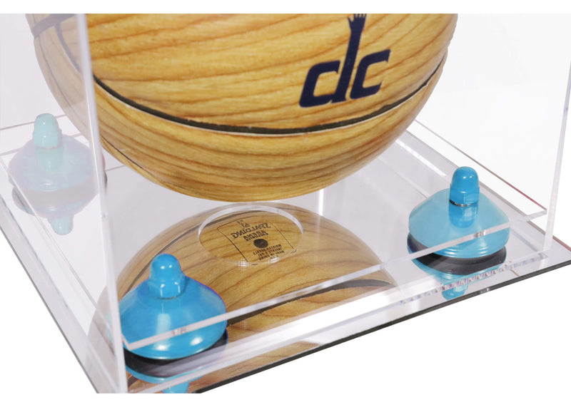 Acrylic Mini - Miniature (not Full Size) Basketball Display Case Mirror no Wall Mounts (A015/B03)