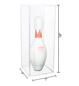Bowling Pin Display Case with Slide Back (Table Top or Wall Mount) 7" x 7" x 18" (D08/A102)
