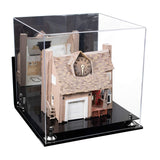 Versatile Display Case - Large Square Box with Risers, Mirror Case and Wall Mounts 15.5" x 15.5" x 15.5" (A118)