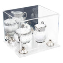 Acrylic Versatile Display Case 8.75 X 7.75 X 7 - Mirror  No Wall Mounts (A006/V21)