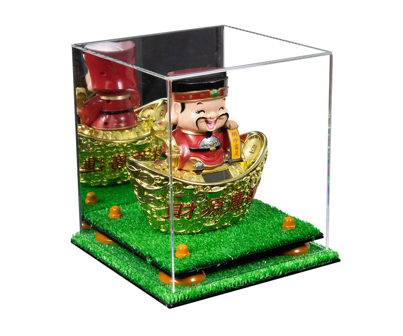 Acrylic Versatile Display Case  8 X 8 X 8.5 Mirror No Wall Mount (A015/V03)