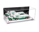 Acrylic Versatile Trucks, Trains and Rockets Display Case 19.25 x 8.25 x 8 - Mirror no Wall Mounts (A103/V47)