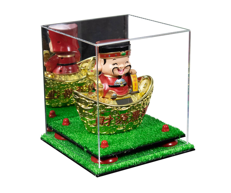Acrylic Versatile Display Case  8 X 8 X 8.5 Mirror No Wall Mount (A015/V03)