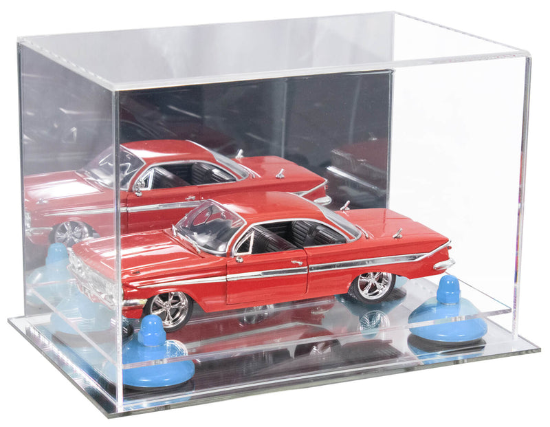 Versatile Acrylic Display Case 9.5 x 6 x 6.5 - Mirror No Wall Mounts (A005/V43)