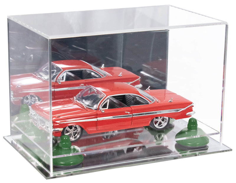 Versatile Acrylic Display Case 9.5 x 6 x 6.5 - Mirror No Wall Mounts (A005/V43)