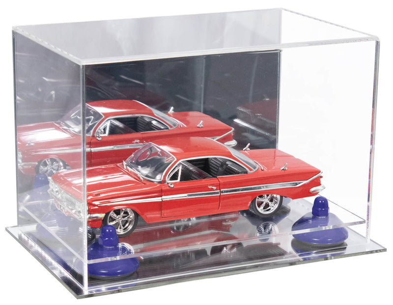 Versatile Acrylic Display Case 9.5 x 6 x 6.5 - Mirror No Wall Mounts (A005/V43)