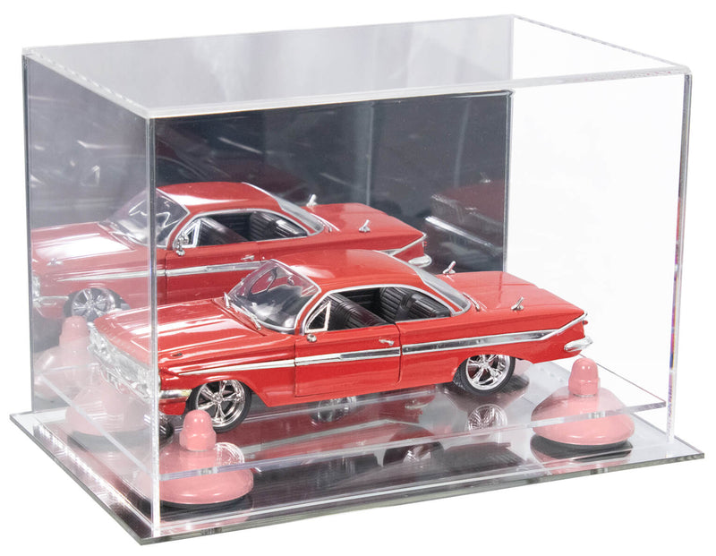 Versatile Acrylic Display Case 9.5 x 6 x 6.5 - Mirror No Wall Mounts (A005/V43)