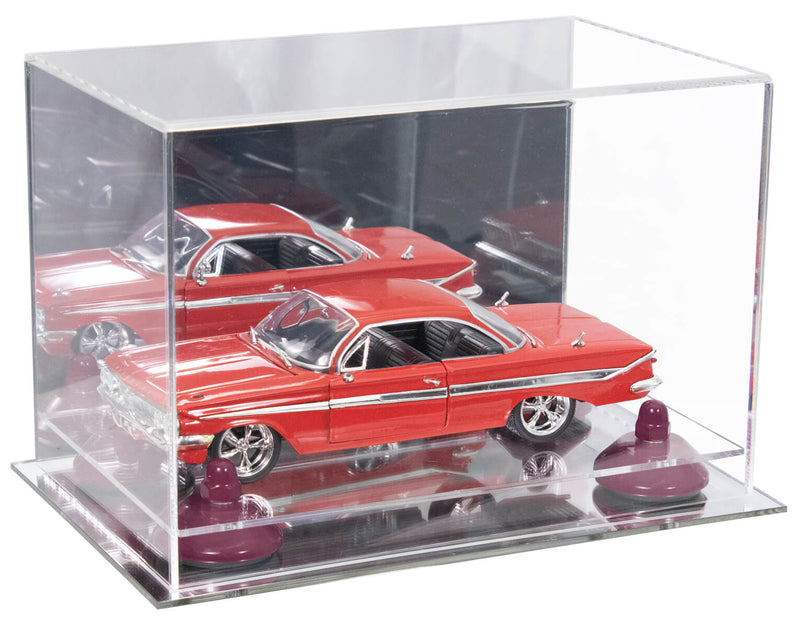 Versatile Acrylic Display Case 9.5 x 6 x 6.5 - Mirror No Wall Mounts (A005/V43)