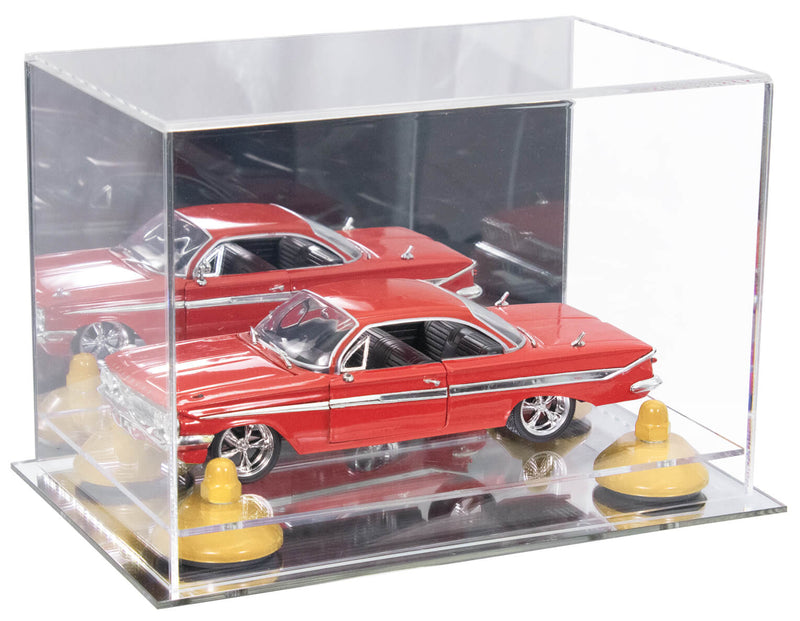 Versatile Acrylic Display Case 9.5 x 6 x 6.5 - Mirror No Wall Mounts (A005/V43)