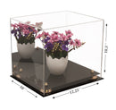 Acrylic Versatile Display Case 12.25 X 10 X 10.5 Mirror No Wall Mounts (A012/V22)