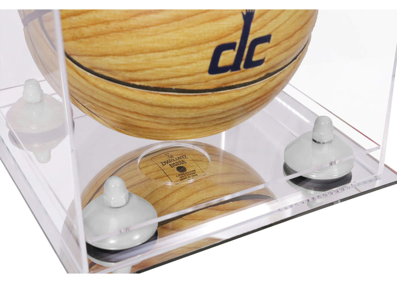 Acrylic Mini - Miniature (not Full Size) Basketball Display Case Mirror no Wall Mounts (A015/B03)