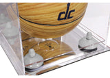 Acrylic Mini - Miniature (not Full Size) Basketball Display Case Mirror no Wall Mounts (A015/B03)