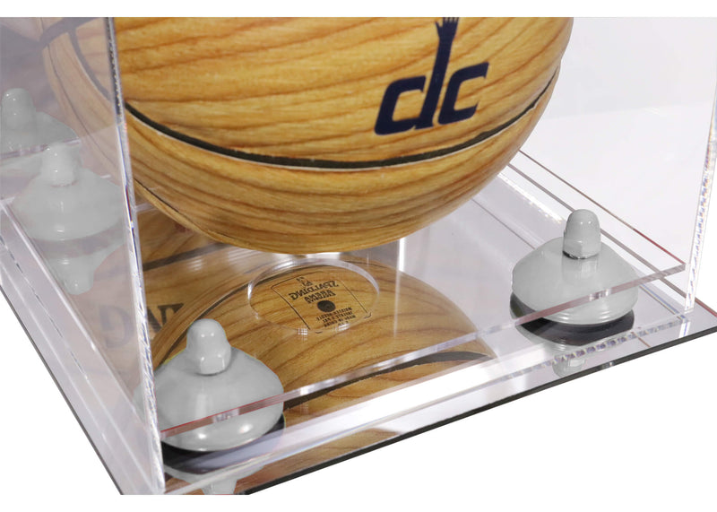 Acrylic Mini - Miniature (not Full Size) Basketball Display Case Mirror no Wall Mounts (A015/B03)