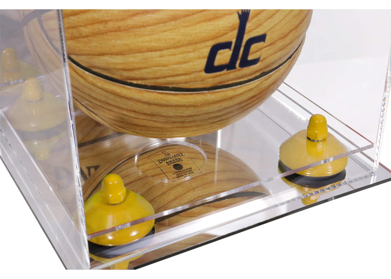 Acrylic Mini - Miniature (not Full Size) Basketball Display Case Mirror no Wall Mount (A015/B03)