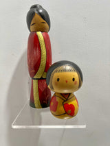 Japanese Kokeshi dolls Shelf