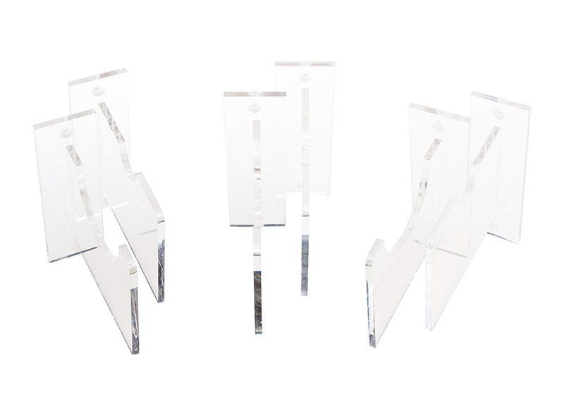 Acrylic Baseball Bat Wall Mounts Brackets – Clear, Baseball Bat Hanger