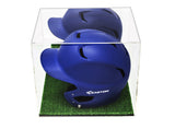 Acrylic Baseball Batting Helmet Display Case - Mirror  No Wall Mounts (V22/A012)