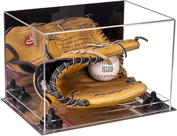 Acrylic Baseball Glove Display Case - Mirror No Wall Mounts  (V41/A004)