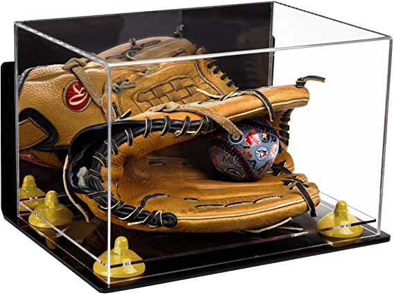 Acrylic Baseball Glove Display Case - Mirror Wall mount (V41/A004)