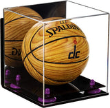 Acrylic Mini - Miniature (not Full Size) Basketball Display Case Mirror Wall Mount (A015/B03)