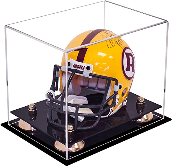 Mini/Miniature Football Helmet (not Full Size) Display Case - Clear (A003/V45)