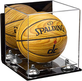 Acrylic Mini - Miniature (not Full Size) Basketball Display Case Mirror Wall Mounts (A015/B03)