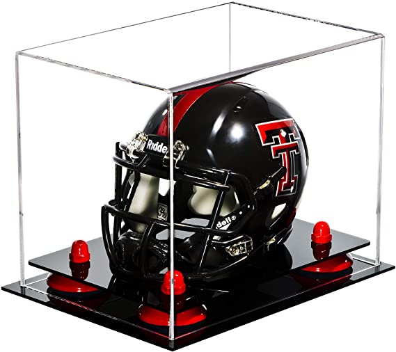 Mini/Miniature Football Helmet (not Full Size) Display Case - Clear (A003/V45)