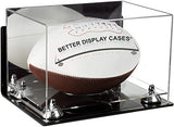 Full Size Football Display Case Horizontal - Mirror Wall Mounts (B41/A004)