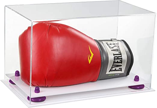 Acrylic Full Size Boxing Glove Display Case Horizontal - Clear (A011/V16)