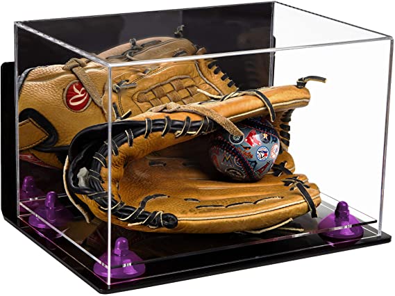 Acrylic Baseball Glove Display Case - Mirror Wall mount (V41/A004)