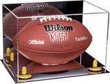 Full-Size Football Display Case Horizontal - Mirror No Wall Mount (B41/A004)