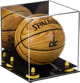 Acrylic Mini - Miniature (not Full Size) Basketball Display Case Mirror no Wall Mounts (A015/B03)