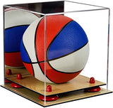 Acrylic Mini - Miniature (not Full Size) Basketball Display Case Mirror no Wall Mounts (A015/B03)