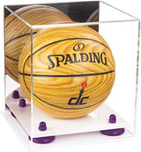 Acrylic Mini - Miniature (not Full Size) Basketball Display Case Mirror no Wall Mounts (A015/B03)