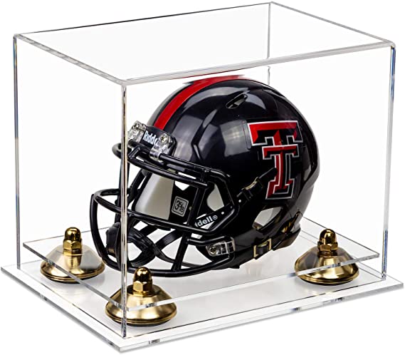 Mini/Miniature Football Helmet (not Full Size) Display Case - Clear (A003/V45)