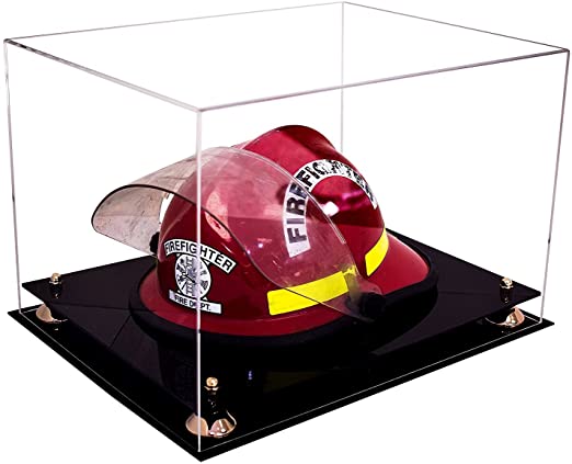 Acrylic Fireman's Helmet Display Case – Clear (A014/V60)