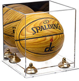 Acrylic Mini - Miniature (not Full Size) Basketball Display Case Mirror no Wall Mounts (A015/B03)