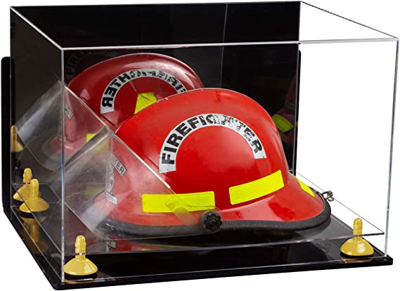 Acrylic Fireman's Helmet Display Case – Mirror Wall Mount (A014/V60)
