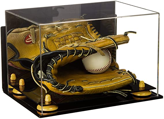 Acrylic Baseball Glove Display Case - Mirror Wall mount (V41/A004)