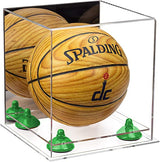 Acrylic Mini - Miniature (not Full Size) Basketball Display Case Mirror no Wall Mounts (A015/B03)