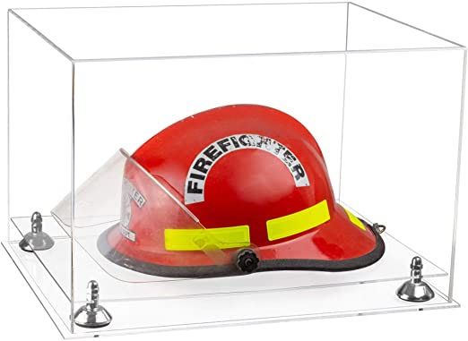 Acrylic Fireman's Helmet Display Case – Clear (A014/V60)