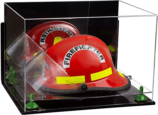 Acrylic Fireman's Helmet Display Case – Mirror Wall Mount (A014/V60)