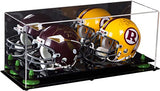 2 Mini Helmet or Mini Football with Mini Helmet Display Case - Mirror (B46/V46/A019)