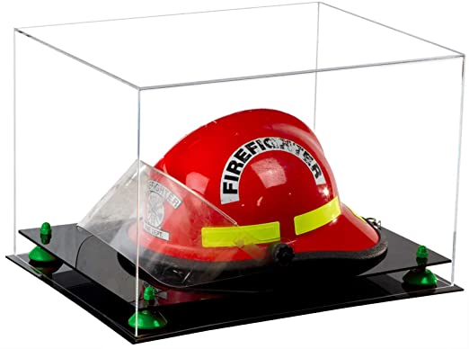 Acrylic Fireman's Helmet Display Case – Clear (A014/V60)