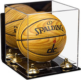 Acrylic Mini - Miniature (not Full Size) Basketball Display Case Mirror Wall Mount (A015/B03)