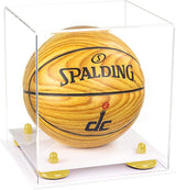 Acrylic Mini - Miniature (not Full Size) Basketball Display Case - Clear (B03/A015)