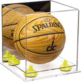 Acrylic Mini - Miniature (not Full Size) Basketball Display Case Mirror no Wall Mounts (A015/B03)